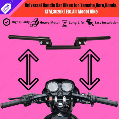 ENEMYT MYT-5-Universal Bike Handle Bar Black For Universal Motorcycle Handle Bar(Black)