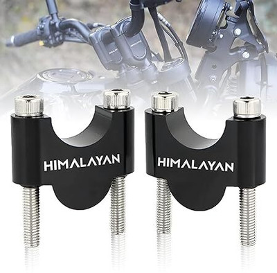 BRXR Himalayan 450 Bike Handlebar Riser | Handle Height Raiser For Comfort & Control Handlebar Riser Kit