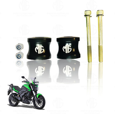 Moto Genius Adjustable Handle Riser forBike Compatible with Dominar 250 & 400 (BLACK) Handlebar Riser Kit