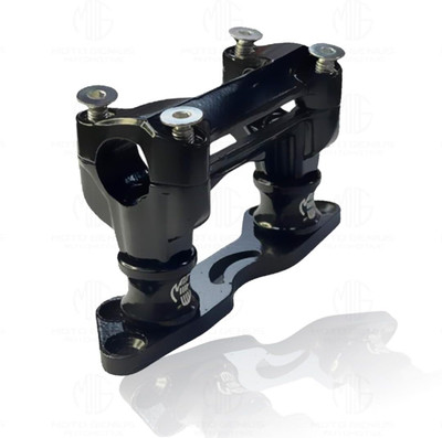 Moto Genius Adjustable Handle bar Conversion Kit for Pulsar NS200 (BS4,BS6) (Black) Handlebar Riser Kit
