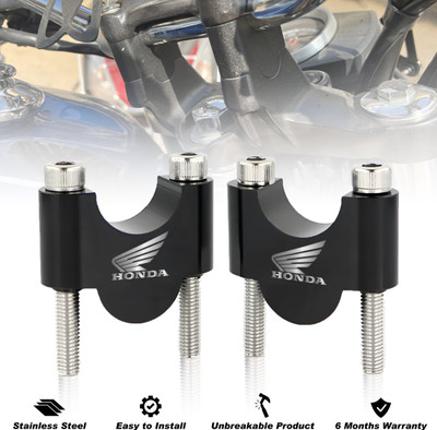 BRXR Hnees CB 350 | CB350RS Bike Handle Riser / Handlebar Height Raiser Clamps Handlebar Riser Kit