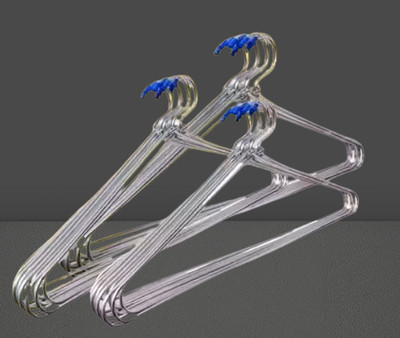 tenco Stainless Ultra & Durable Cloth Hanger Color Steel Steel Dress Pack of 18 Hangers For  Dress