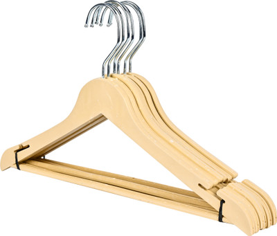 Vartanu Wooden Trousers Pack of 6 Hangers For  Trousers