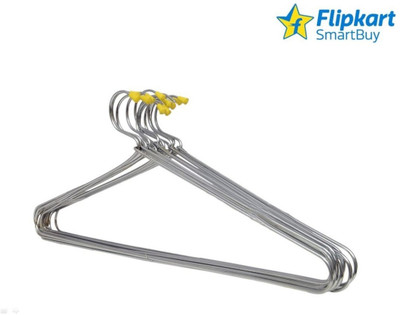 Flipkart SmartBuy Steel Saree Pack of 12 Hangers For  Saree(Silver)