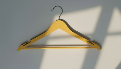 RMS Premium Plastic Hanger Set of 24 | Heavy-Duty Hanger for Shirt, Saree & Trousers Plastic Shirt Pack of 24 Hangers For  Shirt(Yellow)