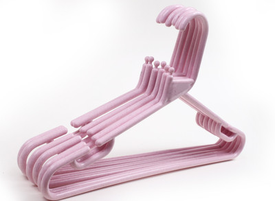Flipkart SmartBuy Plastic Saree Pack of 6 Hangers For  Saree(Pink)