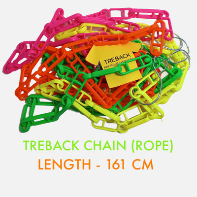 treback hangers for clothes chain hanging cloth chain Plastic Shirt Pack of 3 Hangers For  Shirt(Multicolor)