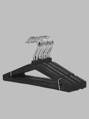 treback Plastic Coat Pack of 11 Hangers For  Coat(Clear)