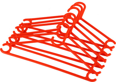 Urban Magic Ultimate Clothes Hangers for Organized Wardrobe Plastic Shirt Pack of 6 Hangers For  Shirt