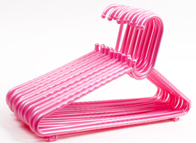 Flipkart SmartBuy Plastic Saree Pack of 24 Hangers For  Saree(Pink)