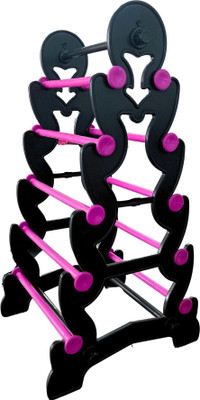 Sulashi 4 Step (black with pink) bangles stand, bangles organizer Jewellery Organizer, Accessories Organizer, Regular Organizer
