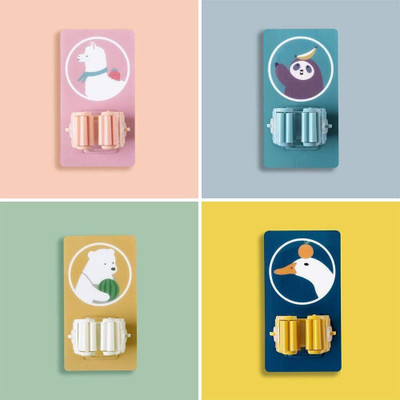 SJK Multicolor Plastic Broom Holder(1 Holders)