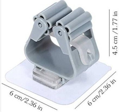 SJK Multicolor Plastic Broom Holder(1 Holders)