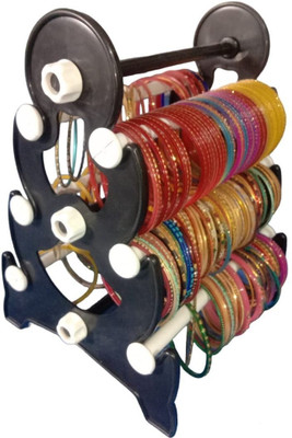 Eramasher Stoneware Plastic Bangle Holder Rack for Women – Space Saving Design Jewellery Organizer