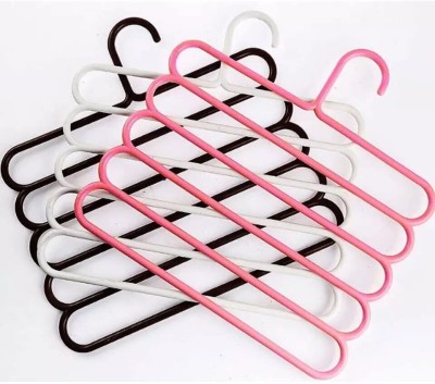 FIMTOWN 5 Layer Pants Clothes Hanger Wardrobe Storage Organizer Rack (Set Of 3) Closet Organizer