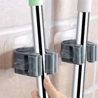 VRDH Multicolor Plastic Broom Holder(1 Holders)