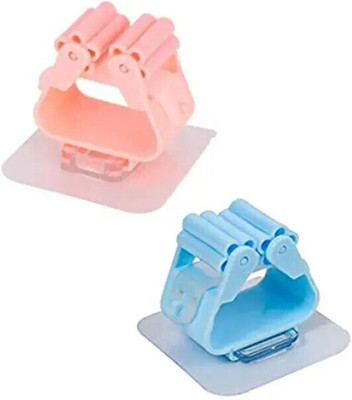 VRDH Multicolor Plastic Broom Holder(6 Holders)