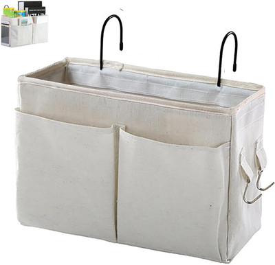 NISHIV Bedside Caddy Bedside Hanging Storage Basket Multi-Function Organizer Caddy Bedside Organizer