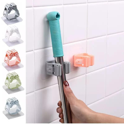 VRDH Multicolor Plastic Broom Holder(6 Holders)