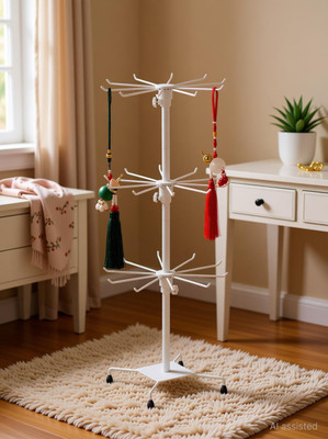 JPY 3 Tiers Layers Metal Rotating Display Stand for Shop Jewellery Bangle Chains Regular Organizer, Jewellery Organizer, Accessories Organizer, Stationery Organizer