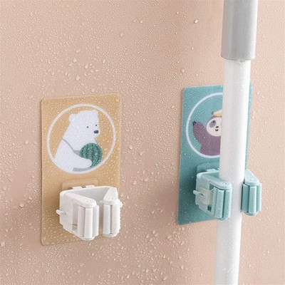 Shreejee Multicolor Plastic Broom Holder(2 Holders)