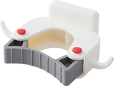 Manav White Plastic Broom Holder(1 Holders)
