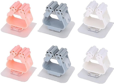 SJK Multicolor Plastic Broom Holder(1 Holders)