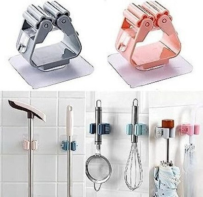 SJK Multicolor Plastic Broom Holder(1 Holders)