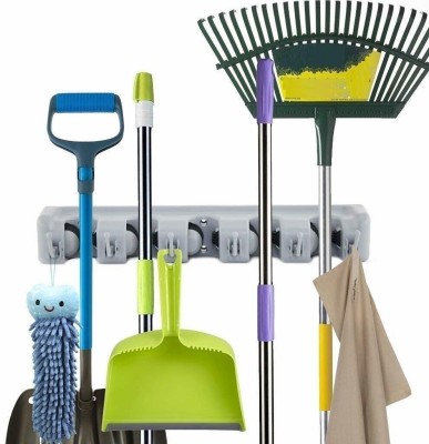 Manav Magic Sticker Self Adhesive Broom/Wiper/Mop HolderBHx1.121 Shower Caddy Organizer