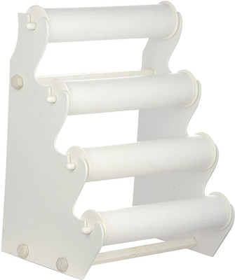 Triock Jewellery Bangle Display Stand 4 Roll White Jewellery Organizer