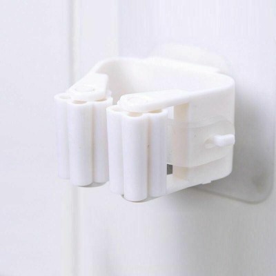 Manav Magic Sticker Self Adhesive Broom/Wiper/Mop HolderBHx1.128 Shower Caddy Organizer