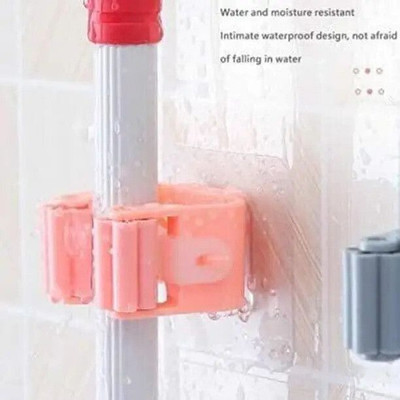 SJK Multicolor Plastic Broom Holder(1 Holders)