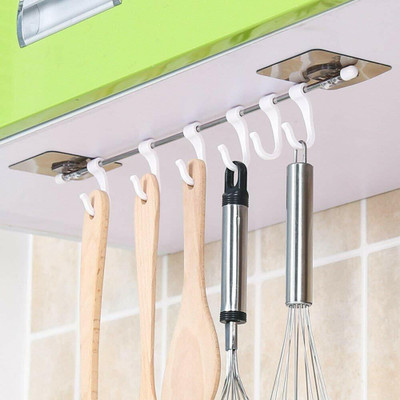 Armaan Magic Sticker Series Self Adhesive Bathroom Towel Hanger MS2.11 Regular Organizer