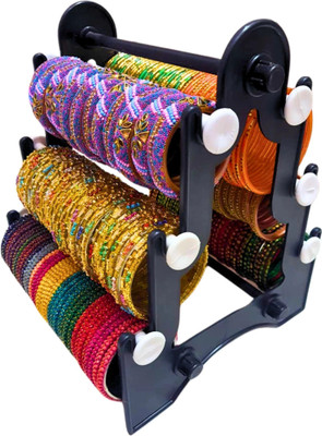 DPS Nimi Black & White Bangle stand Jewellery Organizer, Accessories Organizer, Regular Organizer, Stationery Organizer
