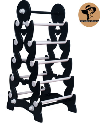 Zyntra White-4 Step Plastic Bangle Stand for Women | Dressing Table Jewellery Organizer Jewellery Organizer