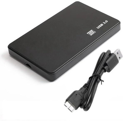 ULTRABYTES 1 TB External Hard Disk Drive (HDD) with  200 GB  Cloud Storage(Black)