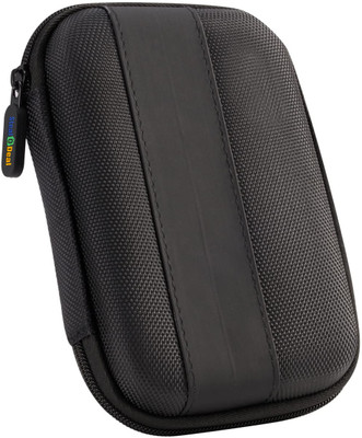 StealODeal Black Shockproof Case for All 2.5 inch Shock Resistant Water Proof Hard disk case(For Seagate, Toshiba, WD, Sony, Transcend, Lenovo, HP & Hitachi, Black)