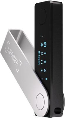 Ledger Nano X 3 inch Shock Resistant Computer Hard Drive Enlosure(For Computer Accessory, Black, Aluminum)