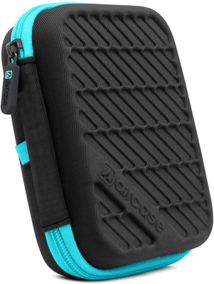 AirCase Hard Drive Case Cover, Travel Pouch, Tech Organizer with Shockproof EVA 2.5 inch Shock Resistant Water Proof Hard Drive Case(For HDD/SSD, Earphones, Cable, Charger & Gadgets, Black, Blue) AirCase Hard Drive Case Cover, Travel Pouch, Tech Organizer with Shockproof EVA 2.5 inch Shock Resistant Water Proof Hard Drive Case(For HDD/SSD, Earphones, Cable, Charger & Gadgets, Black, Blue)