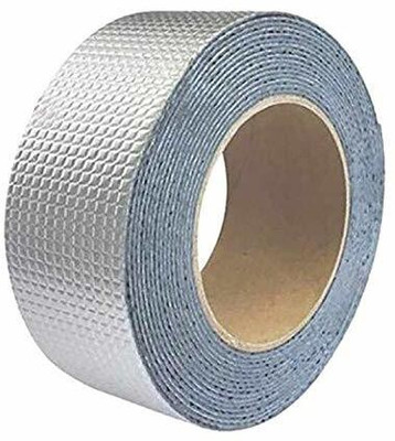 Metrite INDIA Single Sided Medium Aluminum Butyl Tape (Manual)(Silver)