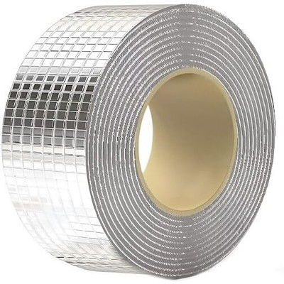 viyagee Aluminium Foil Tape Waterproof Adhesive Sealing(5cmx5m) (Silver) 5 m Self-amalgamating Tape(Silver Pack of 1)