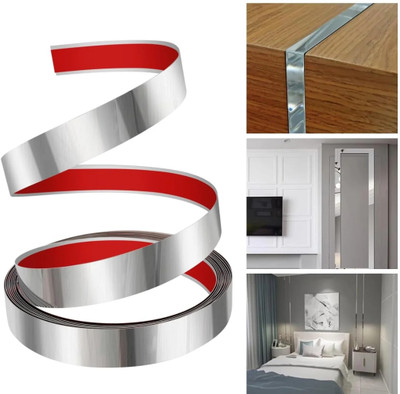 swaroopa MetalS8 5 m Single Sided Tape(Silver Pack of 1)