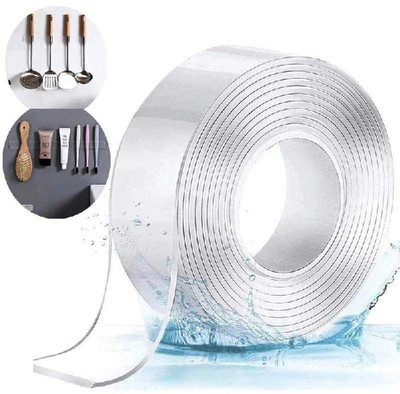 AirSoft Single Sided Strong Handheld Self Adhesive Heavy Quality (Manual)(Set of 1, White)