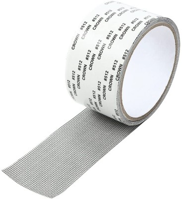 ActrovaX 2-Meter Wire mesh Repair Tape for Window Screen 2 m Duct Tape(Black Pack of 1)