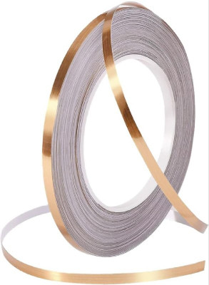 SEKHMET Single Sided marble decorative Gold sticker 5 m Single Sided Tape(Gold Pack of 1)