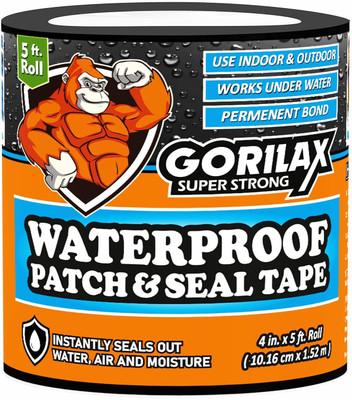 proapt Strong Leakage Repair Aluminum Butyl Tape 1.5 m Gorilla Tape(Silver Pack of 1)