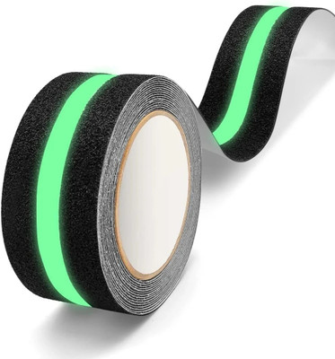 QWEPTY 6.5 Meter Strong Adhesive Waterproof Repair Water Leakage Aluminum Butyl Tape 6.5 m Butyl Tape(Green, Black Pack of 1)