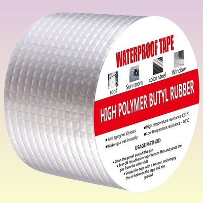 Aelyra Adhesive Tape Inch Water-resistant Metallic IV 5 m Duct Tape(Silver Pack of 1)