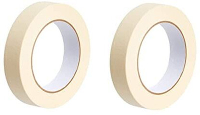 B K Jagan and Co Masking tape Handheld Masking Tape (Manual)(Set of 2, White)
