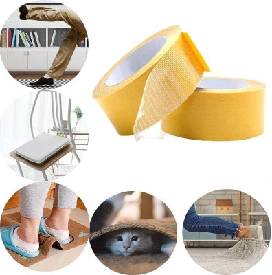 SARVANGAH Double Sided Tape Double Sided Tape Tape (Manual)(Set of 2, Clear)